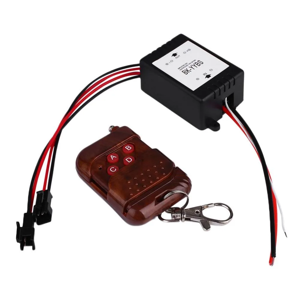 

Hot 12V Wireless Remote Control Module W/Strobe For Car Light LED Strips 3.2A