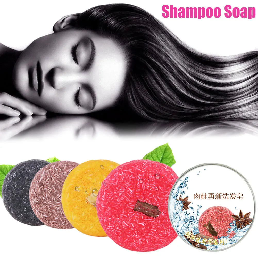 

Shampoo Soap With Box Hair Care Nourishing Anti Dandruff Oil Control Fragrance Handmade Soaps OR88