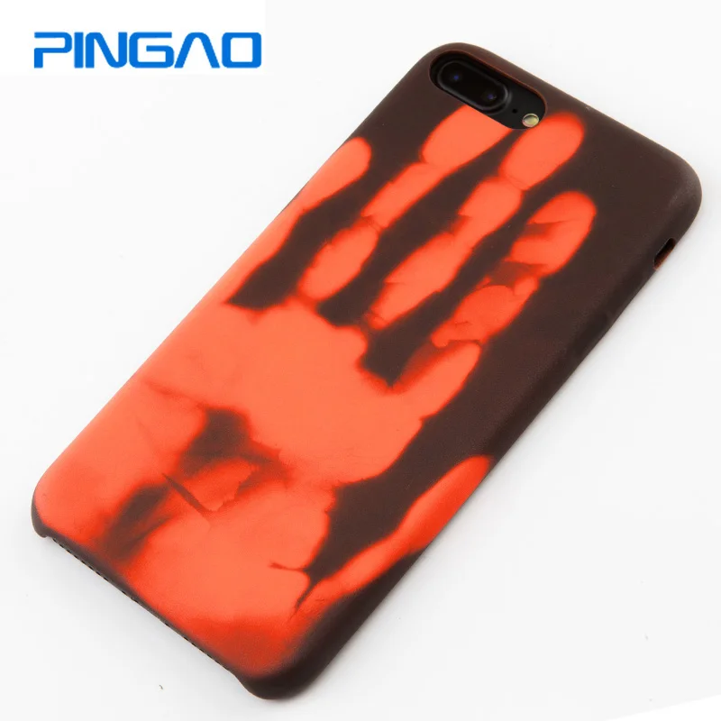 PINGAO Fashional Thermal Sensor Case for iphone X 7 7 Plus 6 6s Plus