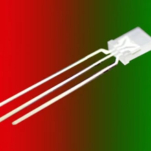 1000 шт. x 2x5x7 красный/синий bi цвета 3Pin рассеянная линза общий анод/анод 257 квадратный прямоугольник сверхяркий светодиодный визуально удлиняющие ноги