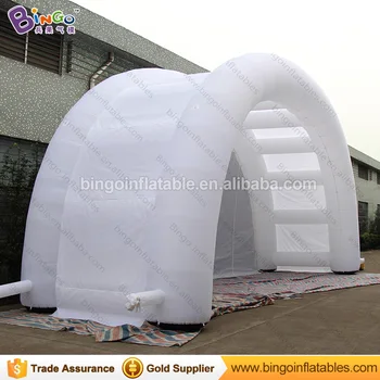 

EXQUISITE CRAFT 10x3.5x5m inflatable white arch type tent air blow custom made for advertising sales storefront decoration toy