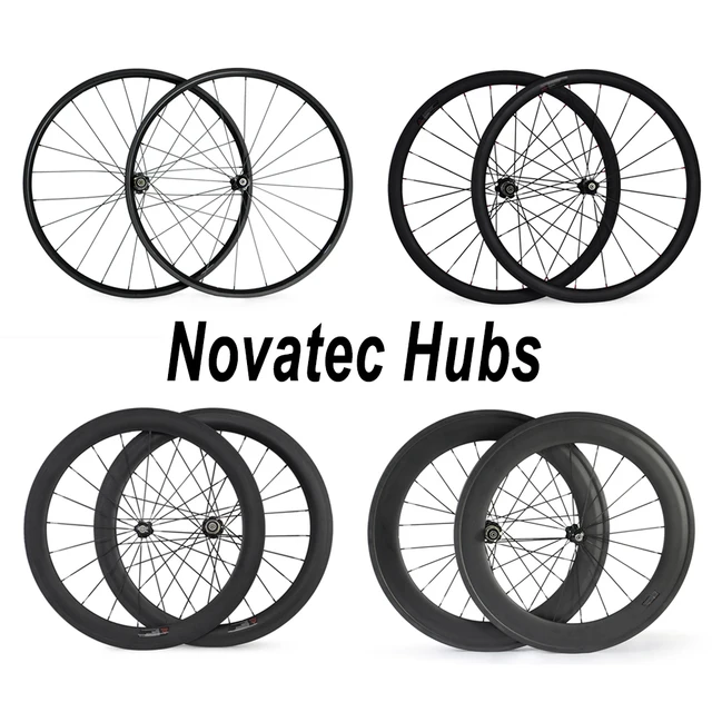 Cheap Ship From Germany 24mm 38mm 50mm 60mm 88mm Clincher Carbon Road Bike Bicycle Wheelset Full Carbon Wheels Novatec Hubs