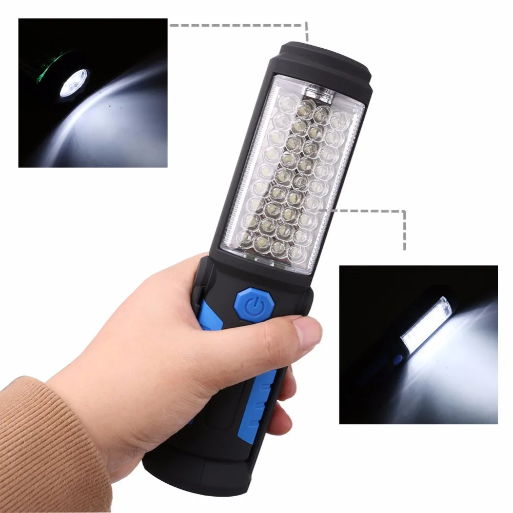 Bright 36+5 LED Flexible Hand Torch Work Light Inspection Lamp