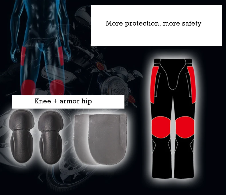 Водонепроницаемые мотоциклетные отражающие Куртки, дышащие штаны для мотокросса, одежда для мотокросса, летние зимние штаны