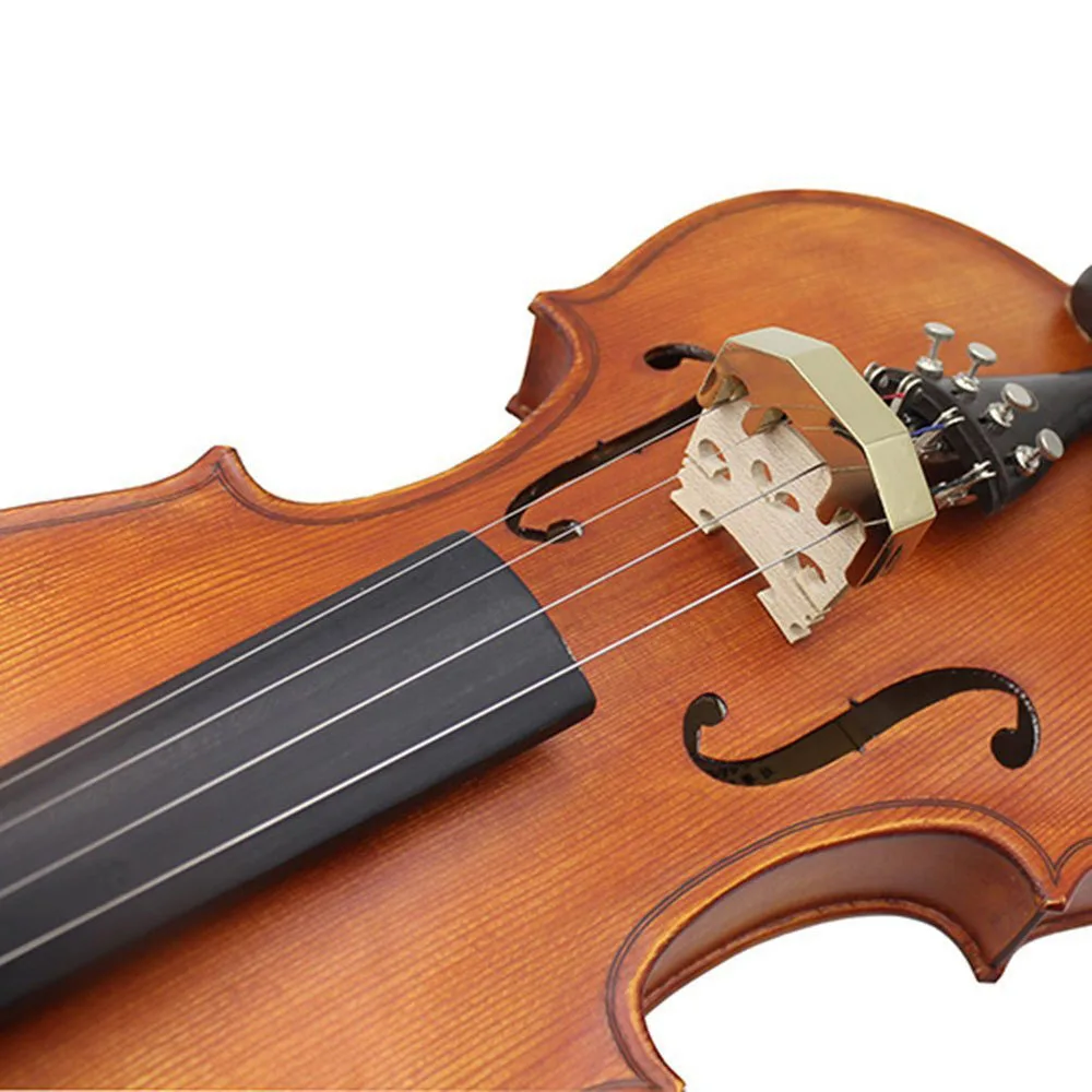 Профессиональная скрипка немой практика глушитель серебристый тяжелый металл для 1/2 3/4 4/4 Скрипка музыкальный инструмент Запчасти аксессуары