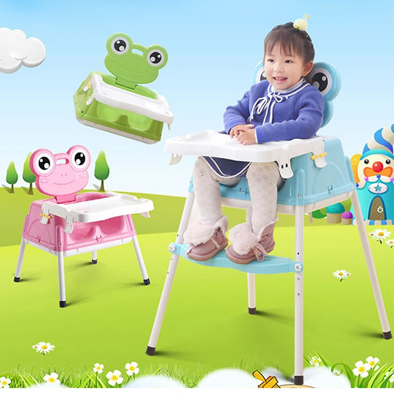 

IMBABY 9 Models Baby Feeding High Chair With Wheel Portable Kid Dinner Table Multifunctinal Children Study Chair Eat Food Seats
