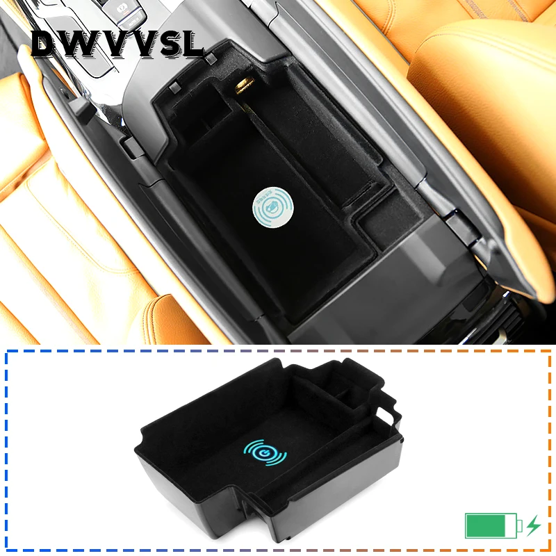 Plastic Inner Armrest Storage Box Holder 1pcs For BMW 7 series G11 G12 2016-2017