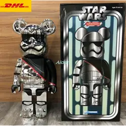 28 "Bearbrick Kaws BB Be @ rbrick 1000% Брайан мрачно оригинальный поддельные художник ПВХ фигурку Коллекционная модель игрушки коробка 70 см Z840