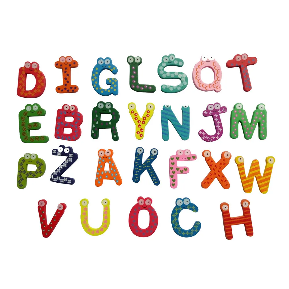 

2019 top 26 letter wooden cartoon kid baby educational toy 5.14