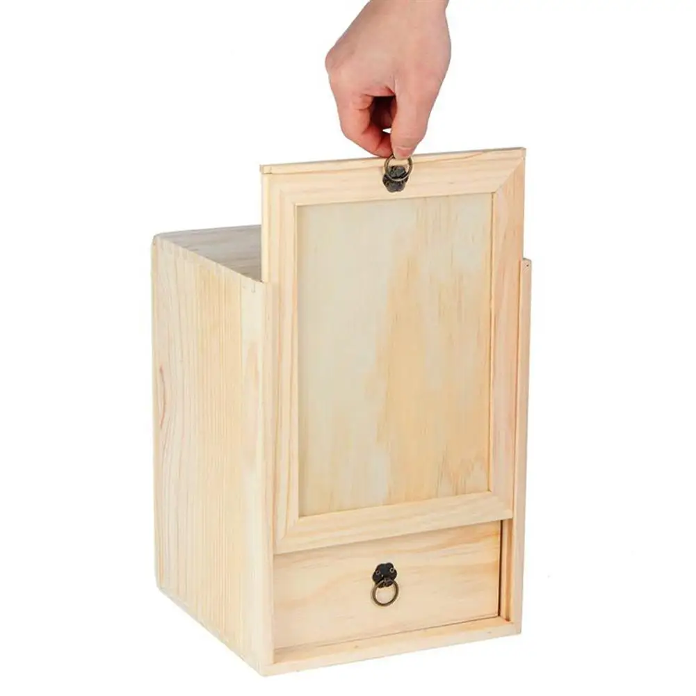 

2018 New Arrival 75-Grid Drawer Storage Wooden Essential Oil Box Big Large Capacity Hot Selling
