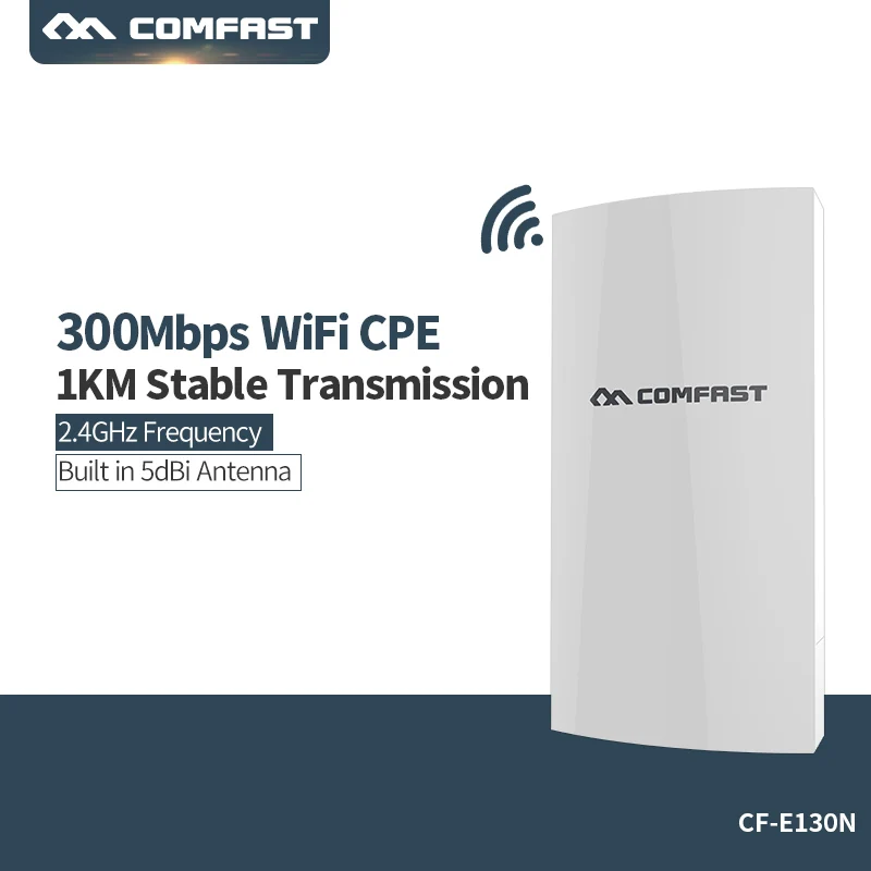 Точки доступа большого диапазона 2,4G Открытый CPE беспроводной Wi-Fi ретранслятор wifi расширитель 802.11b/g/n 300 Мбит/с AP мост клиентский маршрутизатор