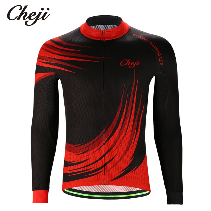 CHEJI Spring Summer Autumn Long Sleeves Mens Bicyc...