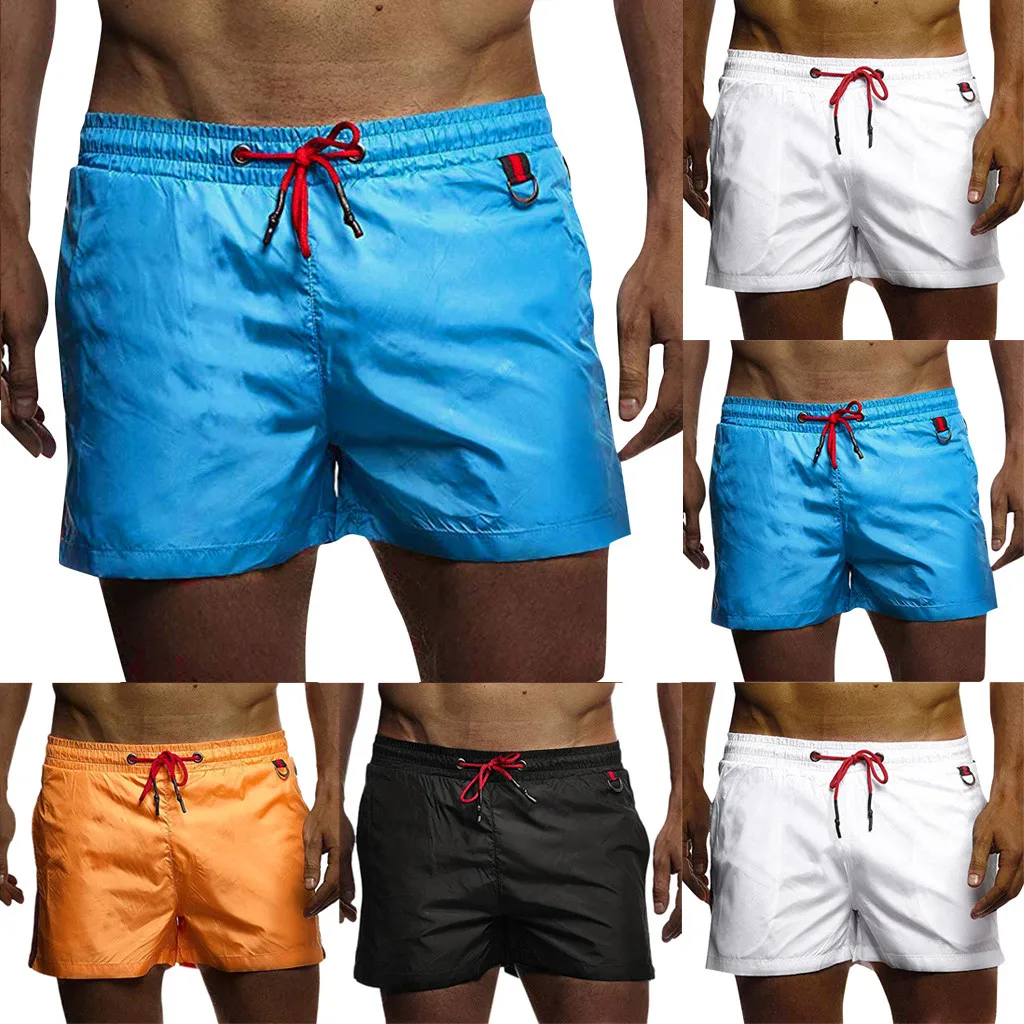 Мужские летние однотонные повседневные мужские шорты Bermuda Masculina, мужские шорты, быстросохнущие Бермуды, повседневные мужские шорты для бега