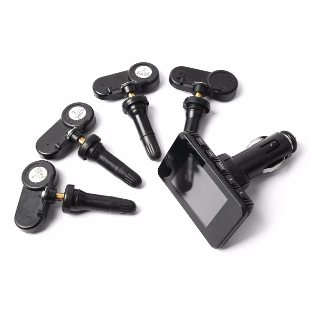 

newJET-1000M Built-in Tyre Pressure Monitoring System Cigarette Lighter TPMS Car Tyre Detector Vehicle Tyre Diagnostic Tools