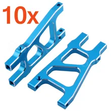 Оптом 10 пара/лот HSP 1/10 обновленные детали 188021 Алюминиевый задний нижний рычаг подвески 08039 для 4wd RC Truck Monster 94188