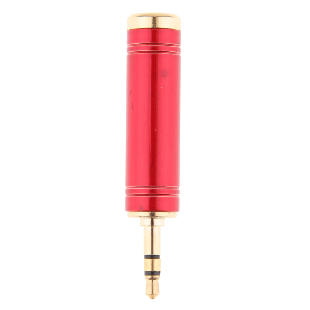 Gold Plated 3.5mm To 6.35 Mm Male To Female Stereo Jack Adapter 3.5mm to 6.35mm stereo adapters Connect audio devices 