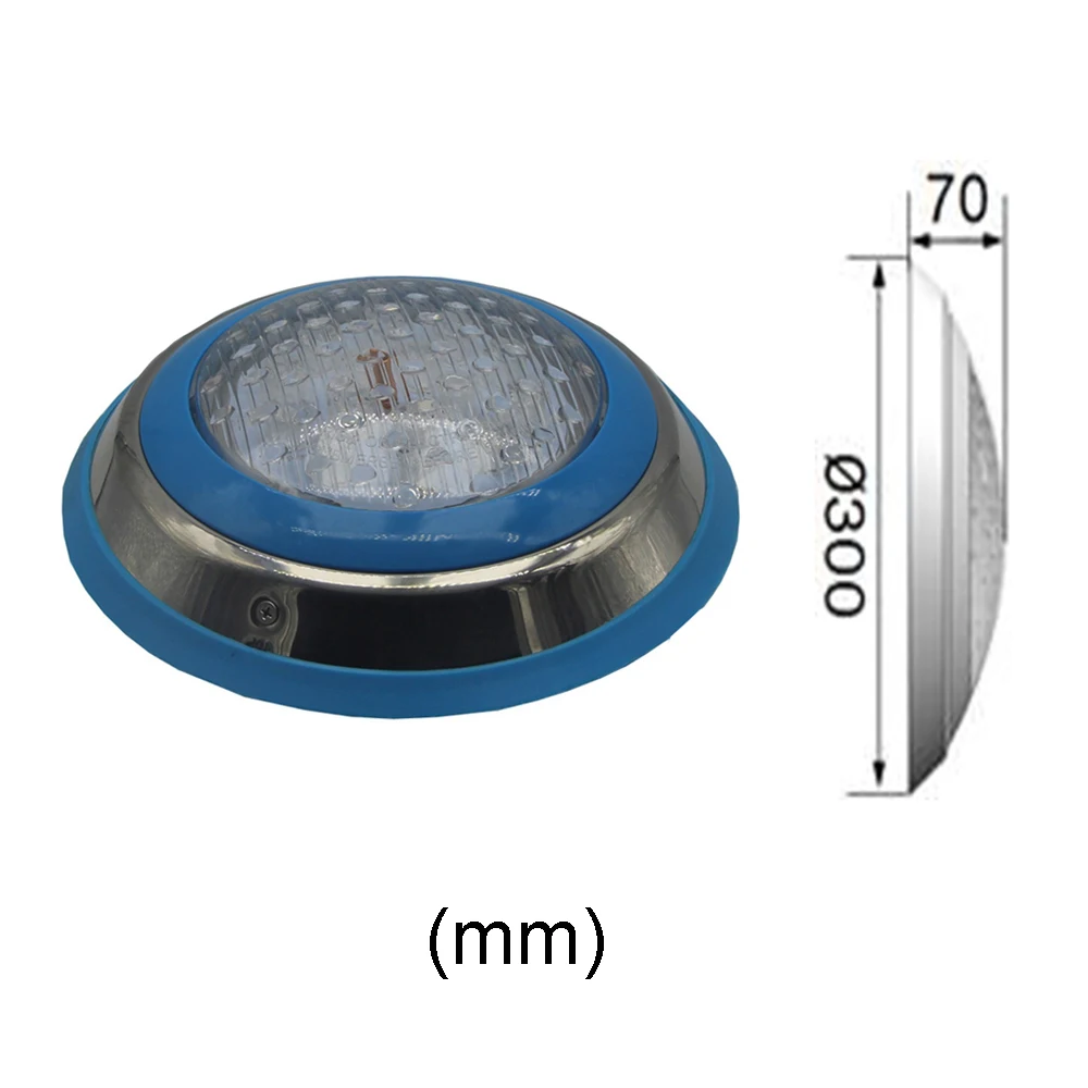 Поверхностный бассейн светодиодный 12 В подводный светильник RGB плавательный светильник IP68 водостойкий из нержавеющей стали 36 Вт 45 Вт 54 Вт фонтан светильник ing