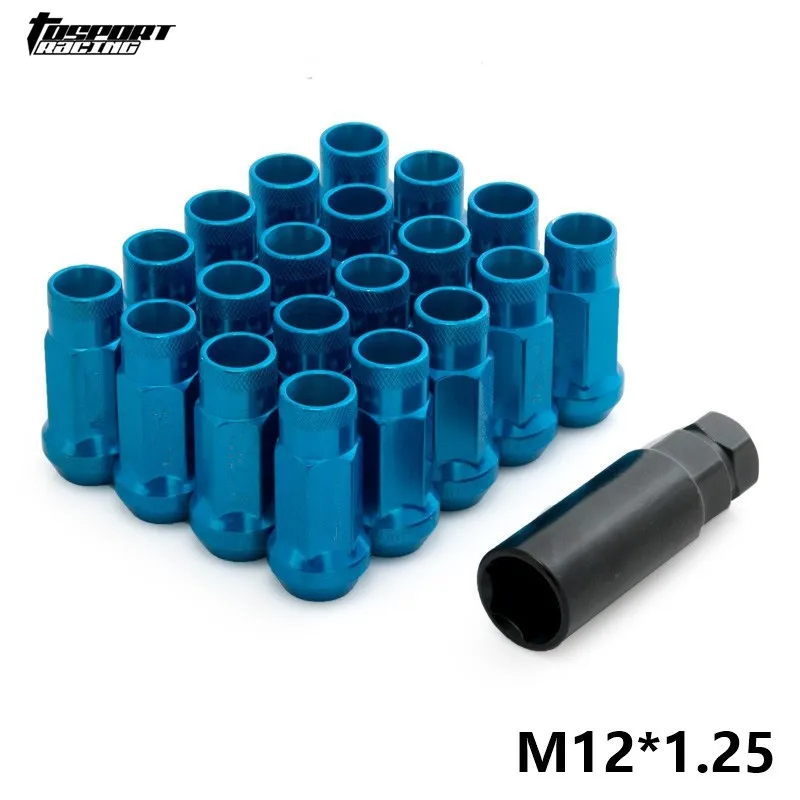 MT V48 Сталь ЖЕЛУДЬ Rim Расширенный Open End колеса гонки гайки M12X1.25 золото