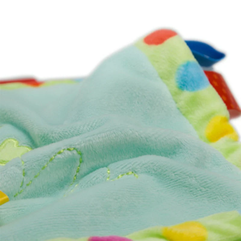 Детское мягкое квадратное плюшевое комфортное одеяло этикетка аппетитное полотенце таги многофункциональные игрушки 28 см для детей