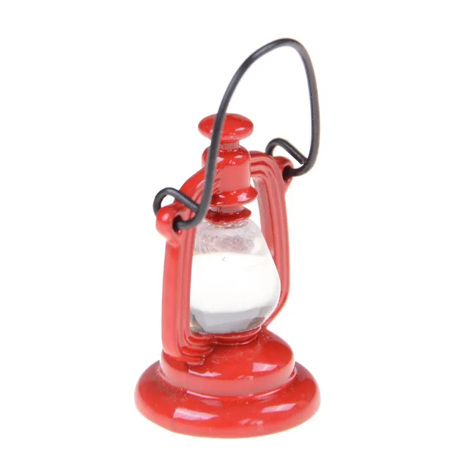 23mm*43mm 1 Pcs 1:6 Scale Retro Oil Lamp Dollhouse Miniature Toy Doll Food Kitchen Living Room Accessories 1PCS 5