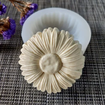 

HC0117 PRZY Silicone Mold Soap Mould Daisy Chrysanthemum Handmade Soap Making Molds Candle Silicone Mold Resin Clay Mold