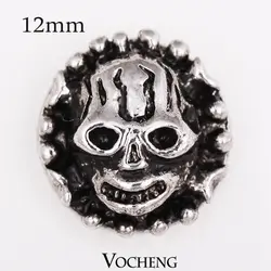 10 шт./лот декоративные кнопки бренда Vocheng Малый 12 мм Сменные череп ювелирные изделия (Vn-477 * 10)