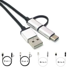 

Universal Micro USB 3.0 Type C Cable Nylon Line And Metal Plug Type-C USB for One PlusTwo Oneplus Two 1+2 Type C Adapter