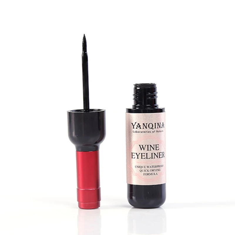 

Red Wine Bottle Shape Eyeliner Waterproof Anti-sweat Eye Liner Profession Women Eyes Makeup Beauty Cosmetic Eyeliner Pencil SK88