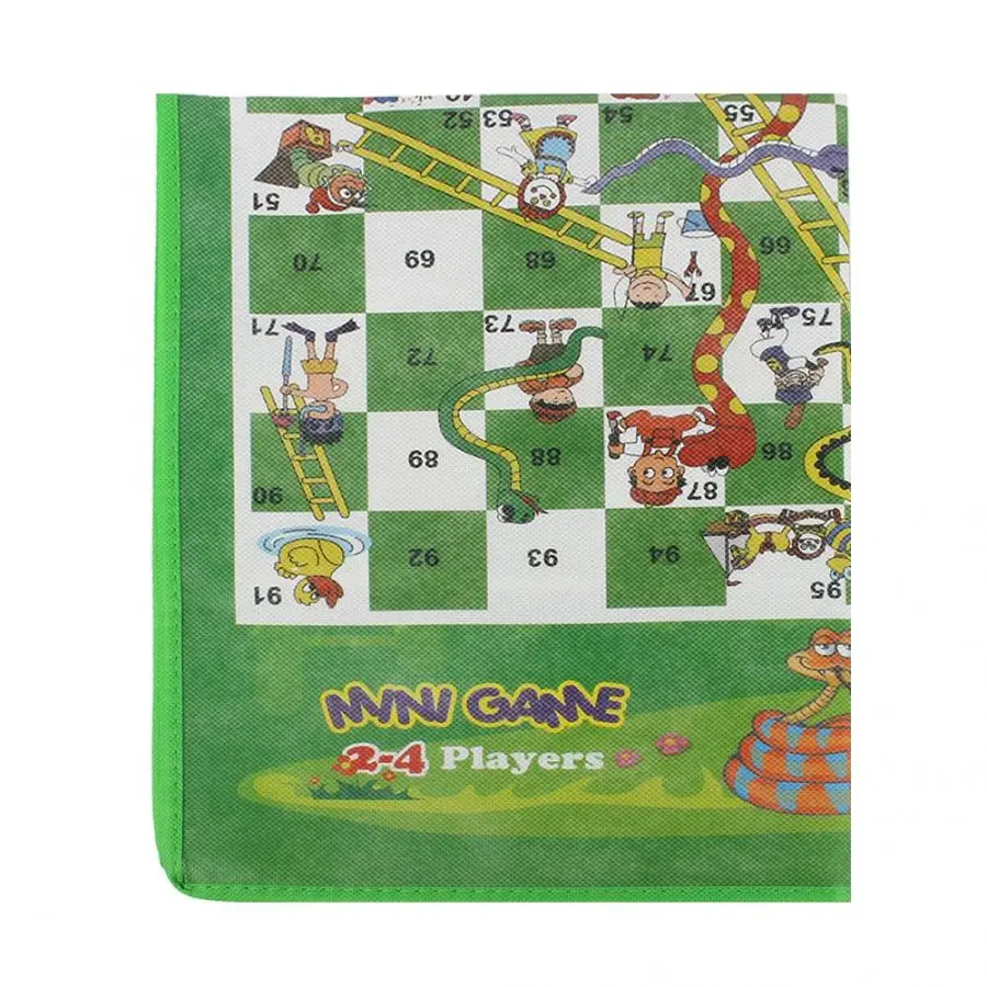 Портативный детский змей лестницы шахматы ковер шахматная доска Людо семейный игровой комплект шахматные игры аксессуары