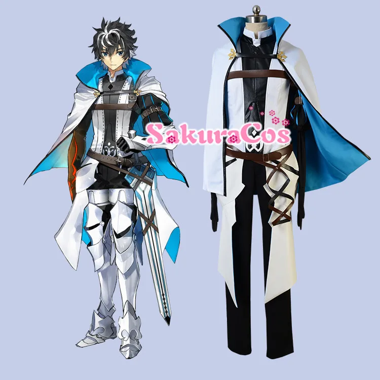 Fate/Extella Link Charlemagne костюм для косплея Хэллоуина плащ + пальто рубашка брюки ремень