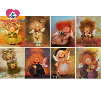 

DIY 5D diamond painting full pictures of rhinestone Diamond Canvas diamond painting angel paintings from crystals cross-stitch