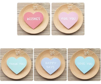 

50pcs/lot 7.8*6cm Mini candy color love cards daily general thank you card shop women's Day card lottery card