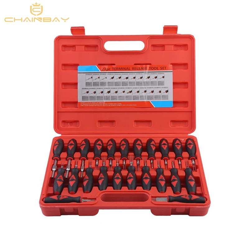 23 Pcs Car Electrical Terminal Wiring Crimp Connector Pin Remover Tool