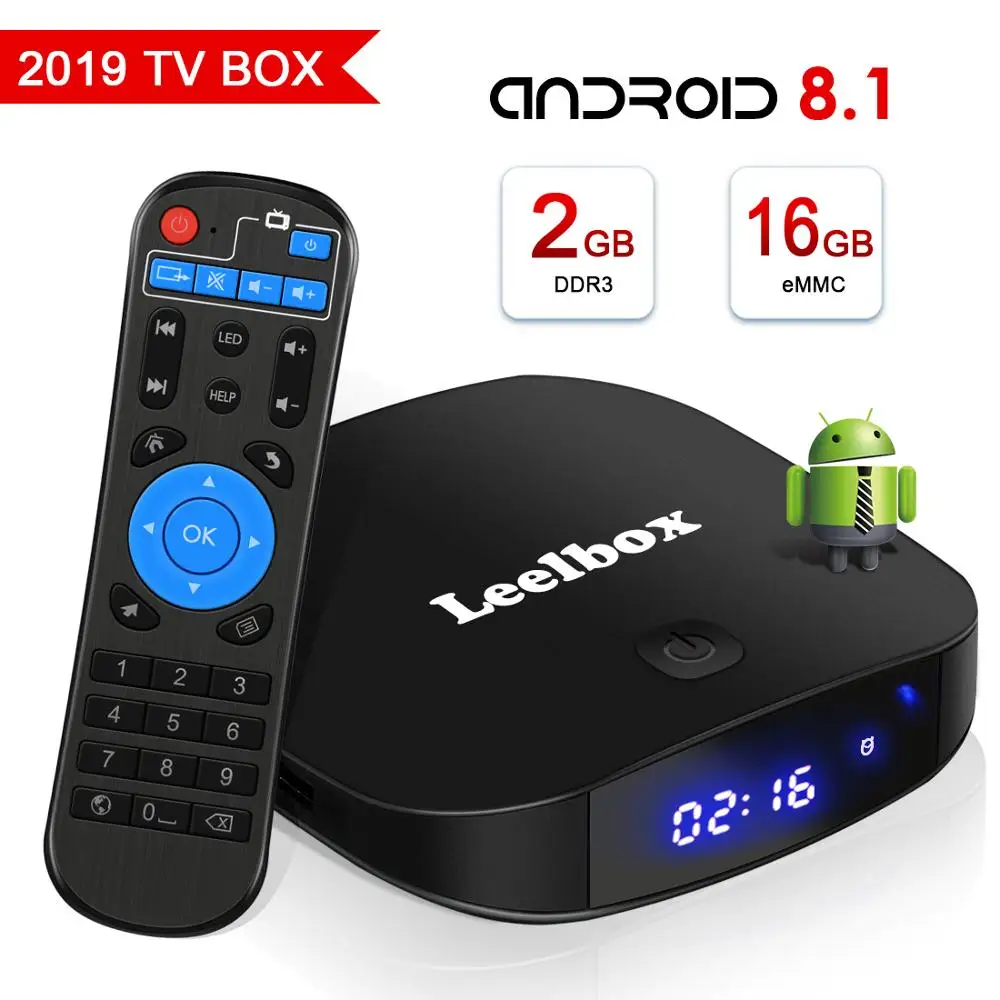 

2019 Q2 PRO S Android8.1 TV Box 2GB/16GB RK3229 Dual-core H.265 USD4.0 2.4GHz Wifi Support Google Playstore Youtube Set Top Box