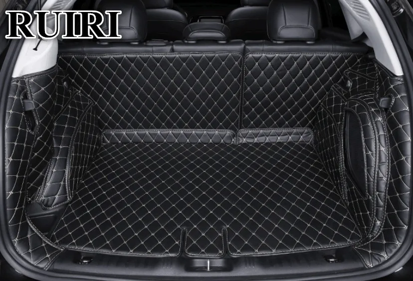 

Top quality mats! Full set car trunk mats for Jeep Compass 2018 waterproof boot carpets cargo liner mats for Compass 2019-2017