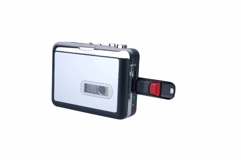 Standalone Cassette tape to MP3 converter,Save in USB Flash Driver With auto-reverse Free shipping