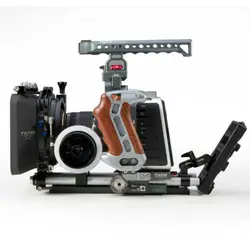 Tilta BMCC установка Pro комплект для blackmagic Клетки для камеры + ff-t03 фоллоу-фокус + легкая Матовая коробка V-lock Мощность пластины