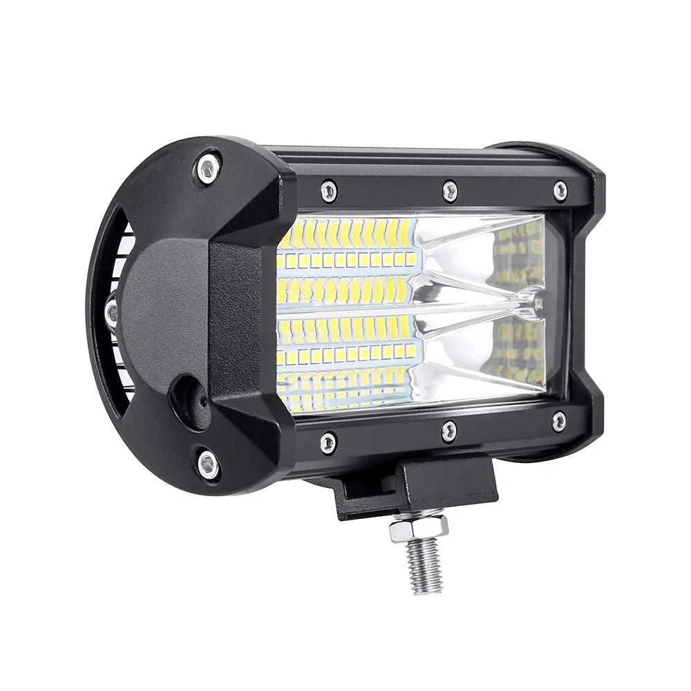 

iSincer Car-Sytling Work Light Bar 12V Work Lamp 72W 6000K with LED Chip 5 inch Car LED Lamp Bulb for Motorcycle led bar offroad