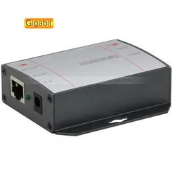 Инжектор PoE Gigabit single Порты и разъёмы Мощность Over Ethernet DC адаптер для IP Камера