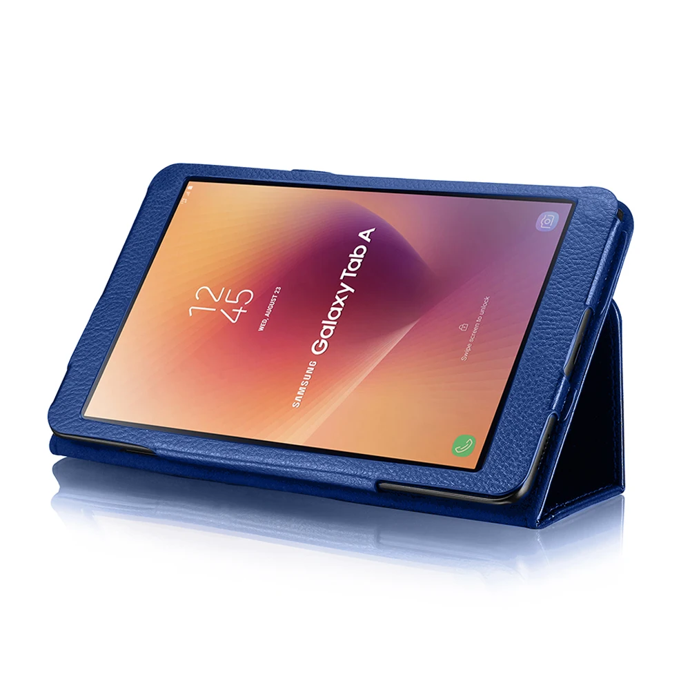Чехол книжка из искусственной кожи для Samsung Galaxy Tab A 8 0 2017 T380 T385 SM чехол подставка