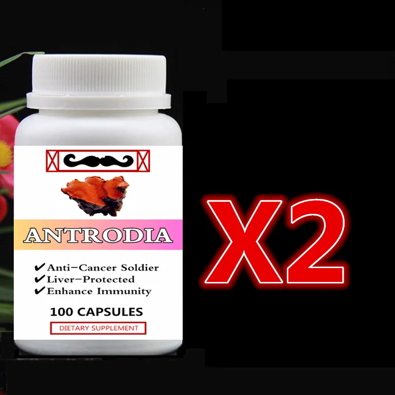 

2 bottle 200pcs,Best Anti-Cancer Soldier,Pure Origin Antrodia Camphorata Extract,Liver-Protected Enhance Immunity Detoxification