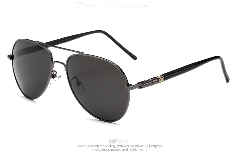 ELITERA Новое поступление Мужские Модные поляризованные солнцезащитные очки фирменный дизайн солнцезащитные очки четыре цвета 209 - Цвет линз: Серый