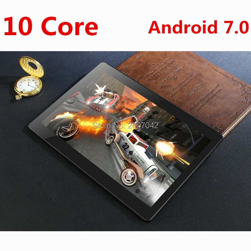 Горячий Новый 10-дюймовый планшет 3g 4G FDD LTE телефонный звонок Deca Core 4 Гб ram 128 rom Android 7 0