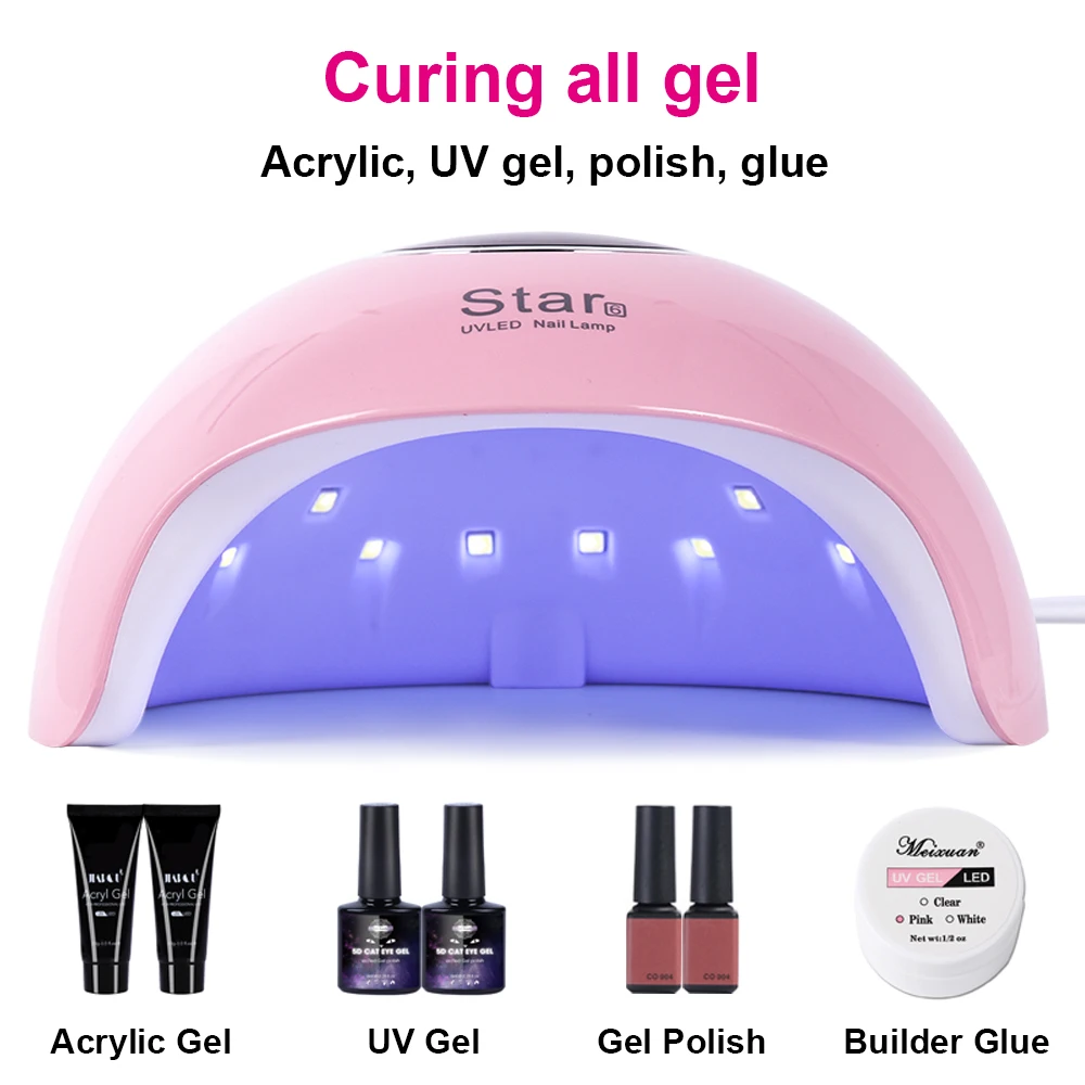 36W UV Lamp For Manicure LED Nail Dryer Lamp Sun Light Curing All Gel Polish Drying UV Gel Smart Timing Nail Art Tools LASTAR6 (5)