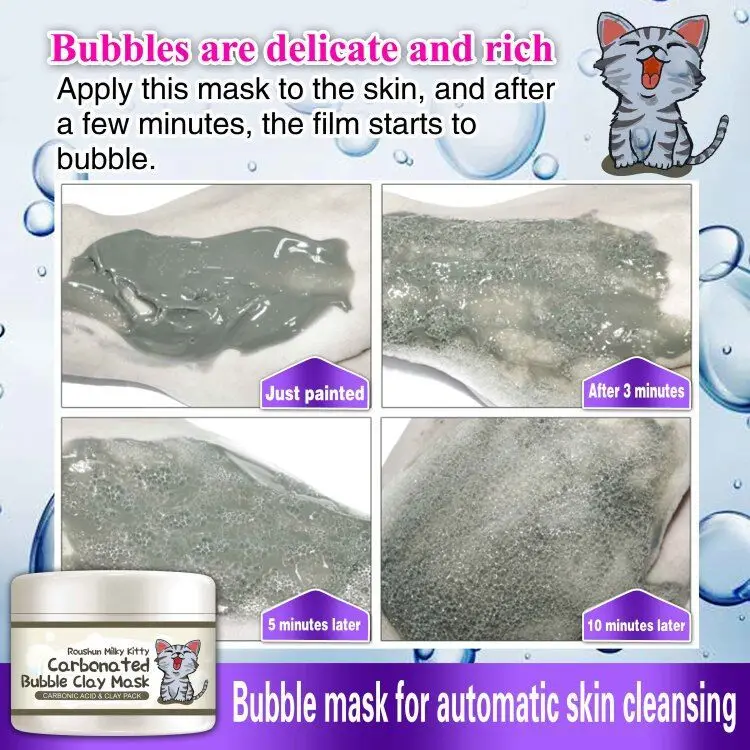 

Carbonated Bubble Clay Korean Mask for the Face Tony Moly Repair Face Masks Moisturizing Whitening Hydrating Face Care
