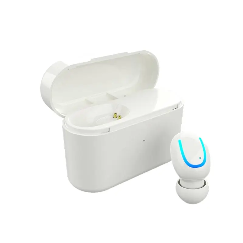 

Q26 Bluetooth Headset Fan Ultra Small Invisible Wireless Sports Running Earbuds Single Ear With Charging Cabin E