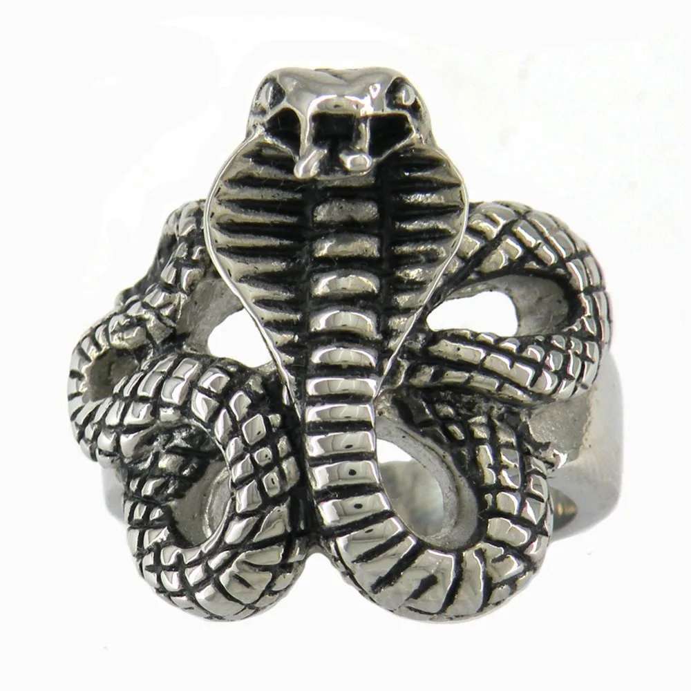 Кольцо из нержавеющей стали FANSSTEEL FSR09W97|snake ring|ring ringking ring |