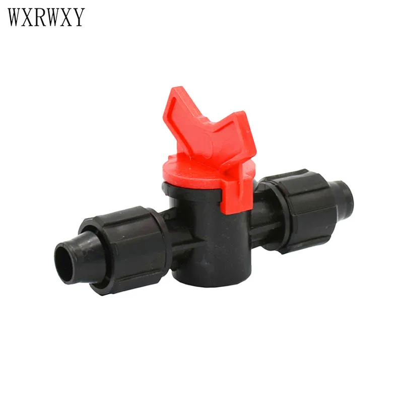 Wxrwxy садовый кран 16 мм капельная лента водостопорный клапан капельная лента для ирригационного клапана краны оросительные фитинги 10 шт