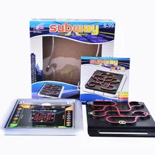 Игрушек! Развивающая пластмассовая игрушка для подключения станции метро, интеллектуальная настольная игра для детей, подарок на день рождения, 1 шт