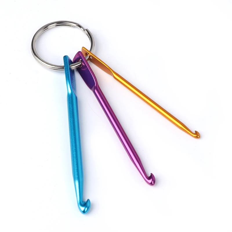 

3pcs DIY Mixed Aluminum Crochet Hook Knit Knitting Needle Weave Yarn Tool Set